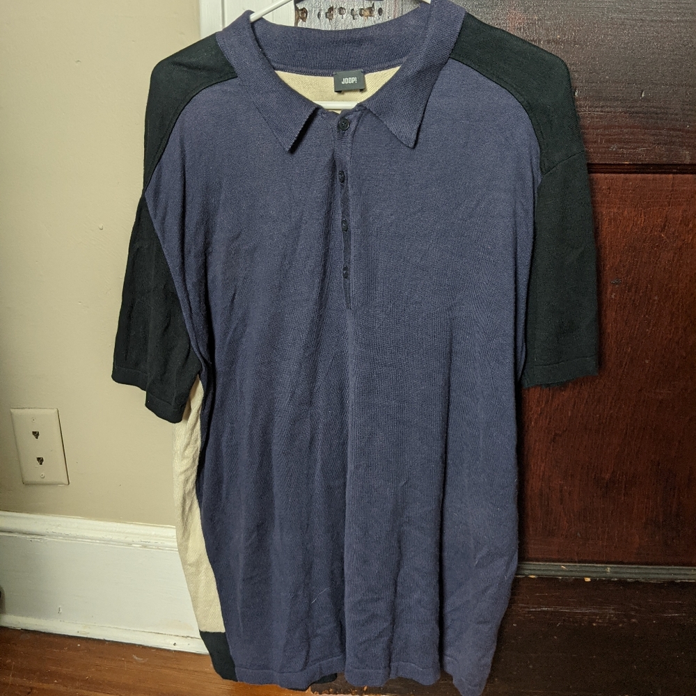 JOOP! Knit colorblocked polo shirt